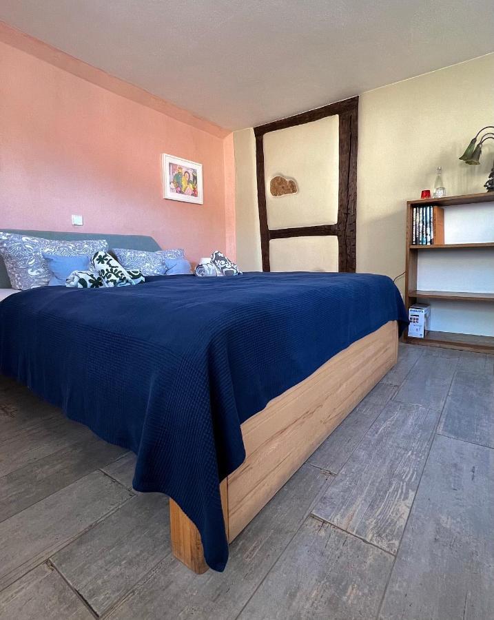 Gemuetliche Gaestezimmer In Einem Neu Sanierten Fachwerkhaus 萨森海姆 外观 照片